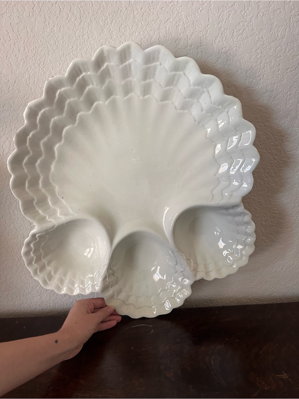 Vintage oyster plate